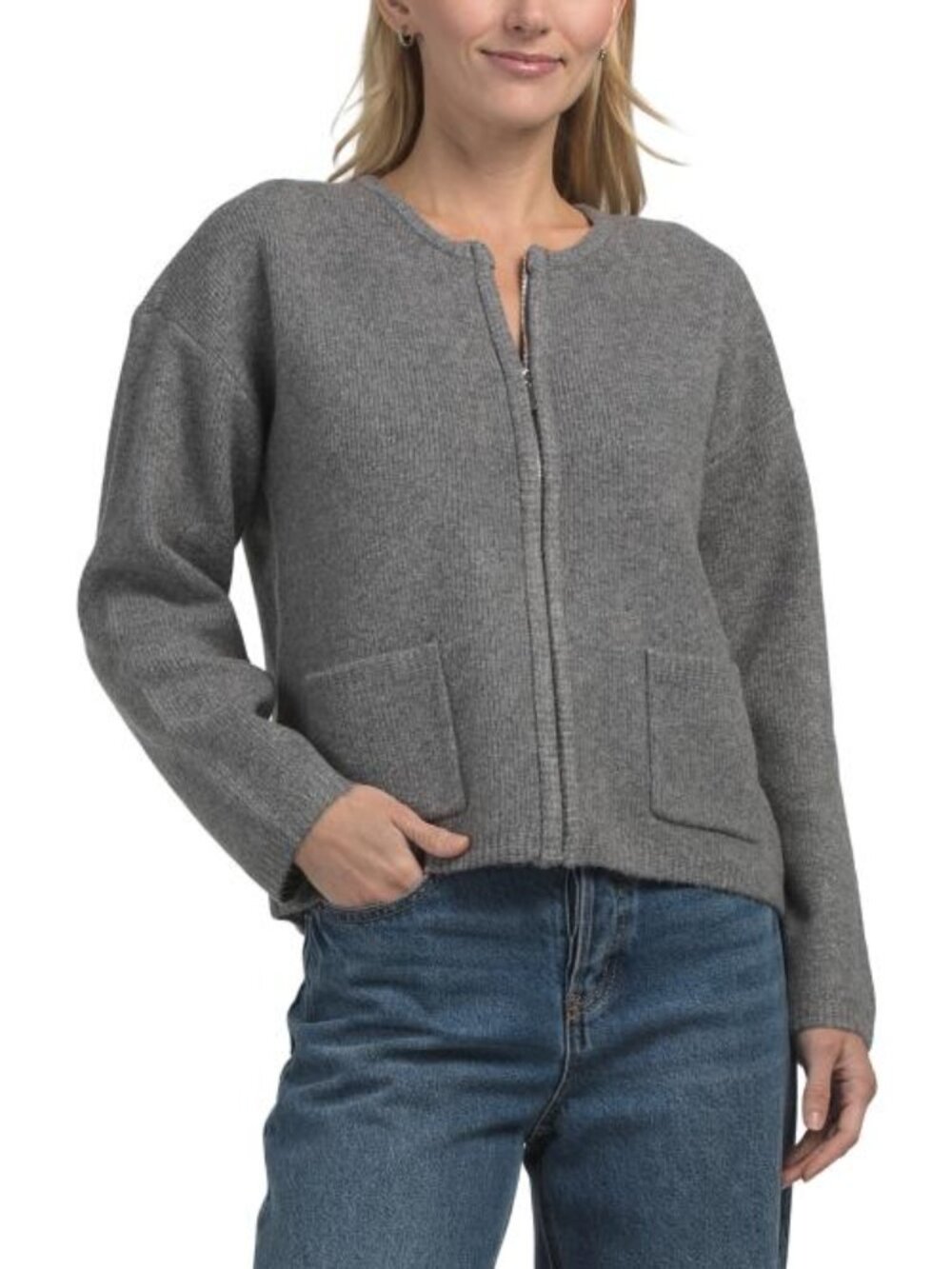 CYRUS Thick Zip Up Cardigan
